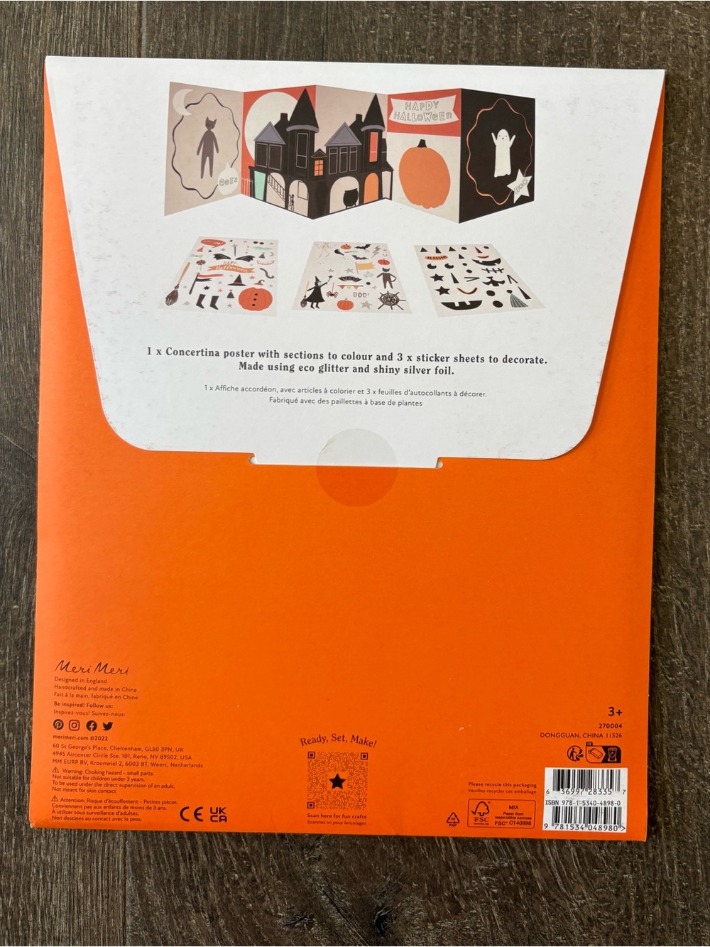 Meri Meri Halloween Sticker Play Set - NEW! - Picture 2 of 2